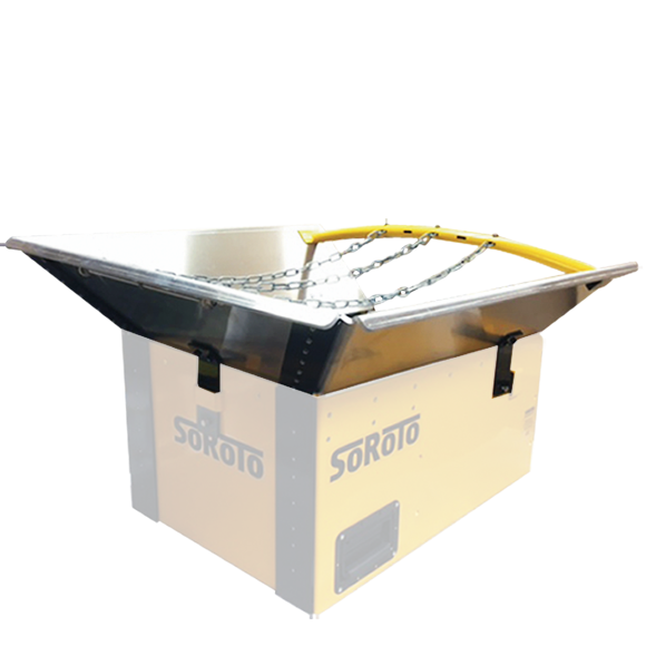 Infeed Hopper for Wheelbarrow - 1